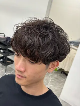 パーマ メンズ 京都河原町 メンズパーマ助川龍哉のヘアスタイル