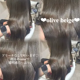 セミロング カラー 🍑艶髪/艶カラー 🍑MOMOKA🍑のヘアスタイル