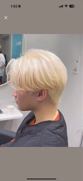 カラー メンズ 長谷川 慈英のヘアスタイル