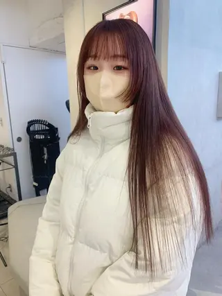 ロング カラー Kureha/ネイル トレンドヘアのマツエク・マツパデザイン