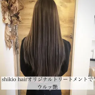 セミロング カラー テトネ タカシのヘアスタイル