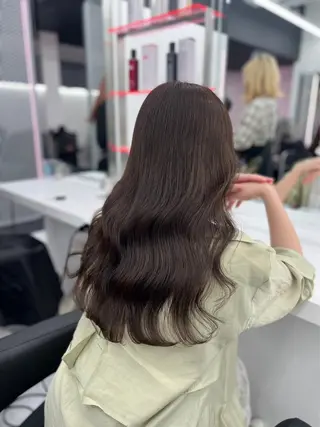 セミロング カラー 💖似合わせカラー ブリーチ💖レイヤーのヘアスタイル