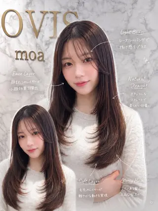 ロング 🖤みらい🖤 透明感カラー/カットのヘアスタイル