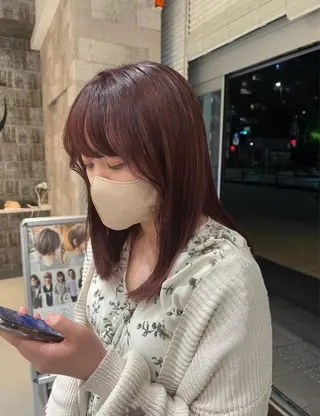 セミロング カラー 🔥メンズパーマ🔥 鈴木 翔斗のヘアスタイル
