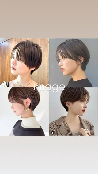 ショート 江藤 結奈のヘアスタイル