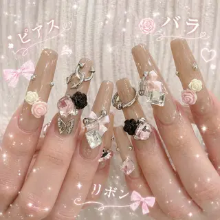 ネイル Merci𖤐´ 長谷川　【万代】のマツエク・マツパデザイン