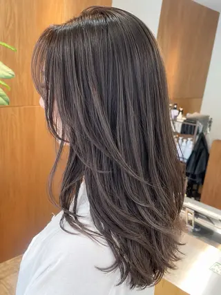 セミロング yukii しまむら のぞみのヘアスタイル