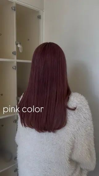 ロング カラー 似合わせカット暖色 カラーhiyonaのヘアスタイル