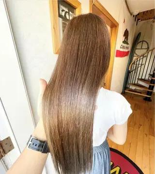 ロング カラー 濱田 和輝のヘアスタイル