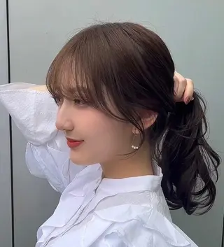 ミディアム カラー 🌫️大人韓国ヘア 🌫️naoyaのヘアスタイル
