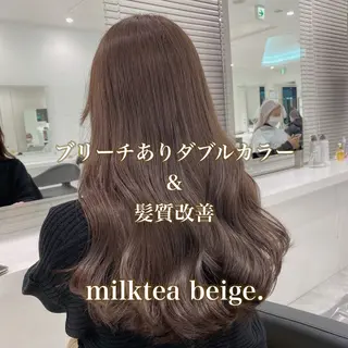 カラー 🩶透明感ダブル カラー🩶 maoのヘアスタイル