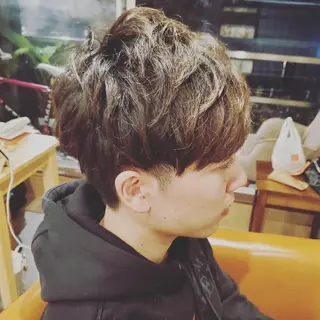 ショート メンズ spa hair ark 富井直美のヘアスタイル