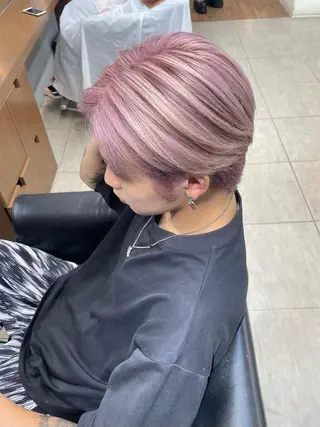 カラー yasuハイトーン/ デザインカラーのヘアスタイル
