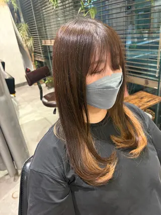 ロング 馬場 彩のヘアスタイル