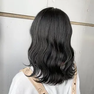 セミロング カラー 原山 直人のヘアスタイル