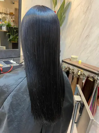 ロング 髪質改善 永田零亜のヘアスタイル
