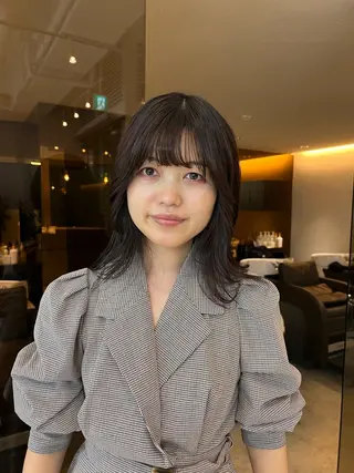 ミディアム ayaka 🍀のヘアスタイル