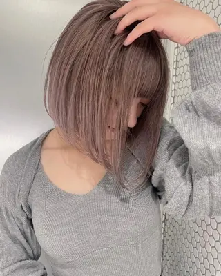 カラー ショート 🎆浴衣着付け👘 ✨ヘアセット🐹のヘアスタイル