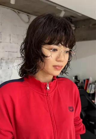 ミディアム パーマ 千葉 太助のヘアスタイル