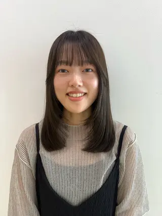 ミディアム 髪質改善/韓国/ ヘアセット/夏美のヘアスタイル