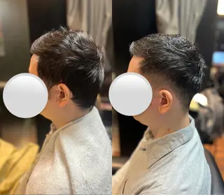 ショート 新宿💈カットモデル メンズカットのヘアスタイル