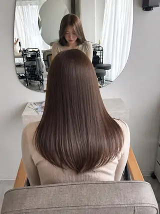 ロング カラー むっちー/超高濃度 水素髪質改善サロンのヘアスタイル