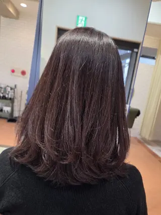 ミディアム 武鹿野 光江のヘアスタイル