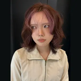 Kaho 心斎橋カラーモデルのヘアスタイル