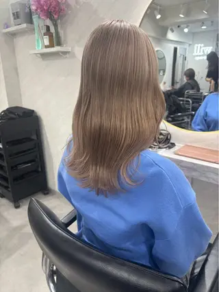 セミロング カラー 髪質改善will hairdesignのヘアスタイル