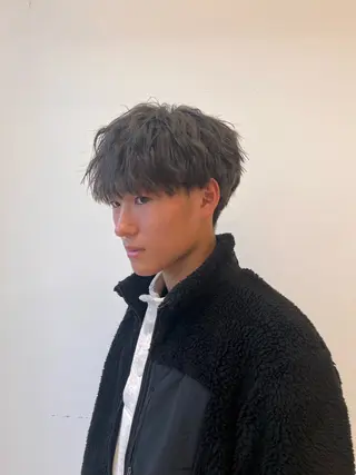 カラー メンズ 平間 稔希のヘアスタイル