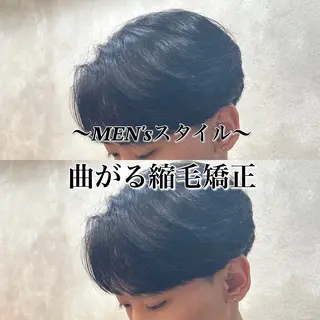 ショート パーマ メンズ 山﨑 結太のヘアスタイル
