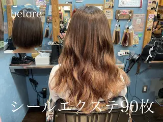 ロング カラーモデル募集ෆ SAEのヘアスタイル