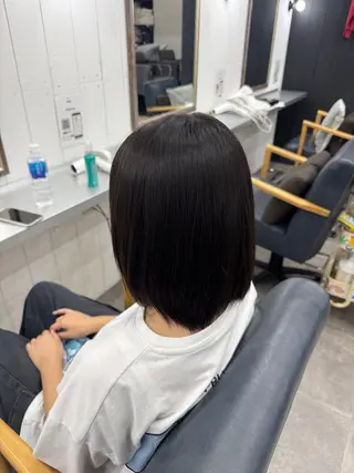 ミディアム 永野 瑛大のヘアスタイル