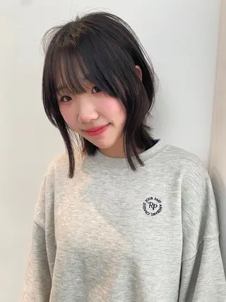 ミディアム カラー mai / linoah˚✧のヘアスタイル
