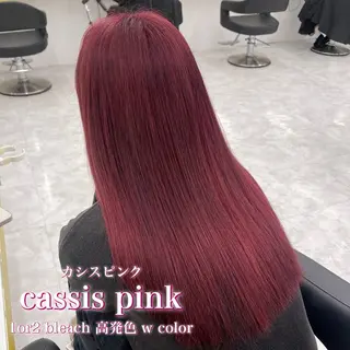 ロング 🎀暖色カラー🎀 韓国ヘア まなかのヘアスタイル