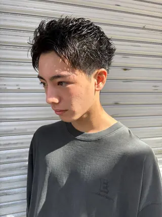 ショート メンズ 髪質改善/艶髪 やまなかのヘアスタイル