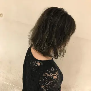 ミディアム 福原 優介のヘアスタイル