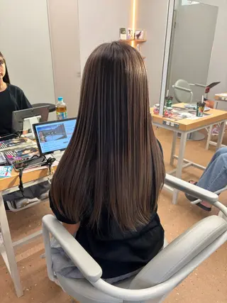 ロング カラー 内藤 美幸のヘアスタイル