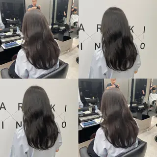 ロング カラー 新宿/顔周りカット/ レイヤー/がっきーのヘアスタイル
