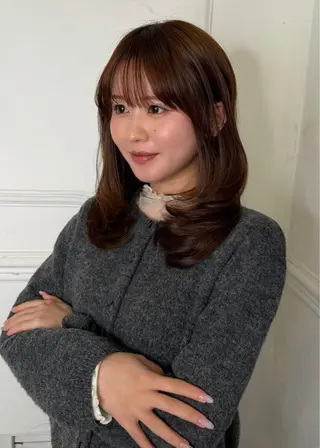 ミディアム maisonHALU /古吉かやのヘアスタイル