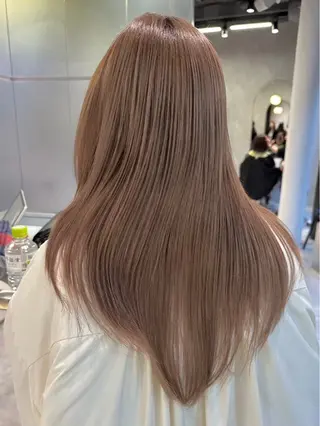 セミロング カラー 🦋韓国ボブ /Kotoko🦋のヘアスタイル