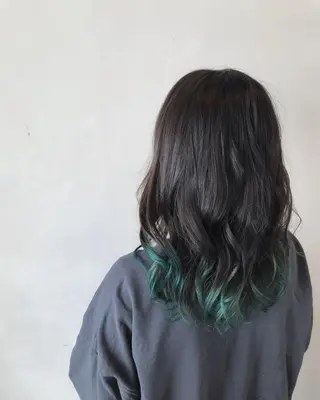 セミロング カラー mayo 🐄🌈のヘアスタイル