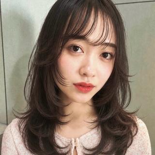 セミロング 似合わせカット/ヘア セット/MIHO🎀のヘアスタイル