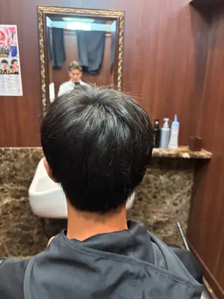 ミディアム 押野 心のヘアスタイル
