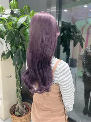 ロング カラー パーマ ヘアアレンジ メンズ キッズ ネイル マツエク・マツパ アイブロウ KANAMI 🌏のヘアスタイル