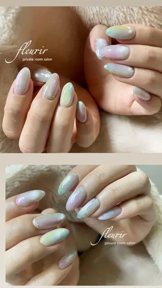 ネイル フルリール 【プライベートサロンのネイルデザイン