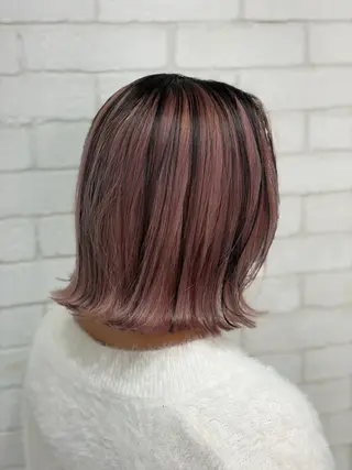 ショート カラー ヨシダ フミノリのヘアスタイル
