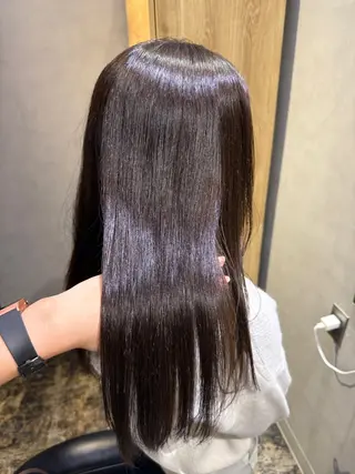 ロング カラー 透明感カラー/パーマ 🌀アオノのヘアスタイル