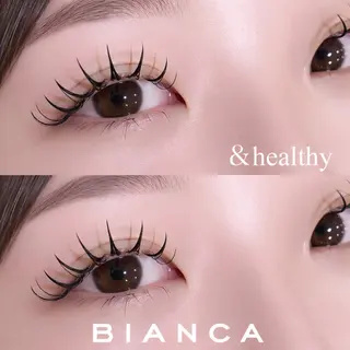 マツエク・マツパ Bianca 川口 ami⟡.·のマツエク・マツパデザイン