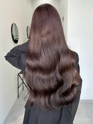 ロング カラー EleRe 名駅 まつり🧡のヘアスタイル